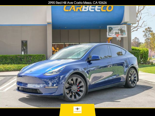 TESLA MODEL Y 2021, EV BIDDER, PERFORMANCE SPORT UTILITY 4D, USED, COSTA MESA CALIFORNIA BUY TESLA MODEL Y 2021 PERFORMANCE SPORT UTILITY 4D, EV BIDDER